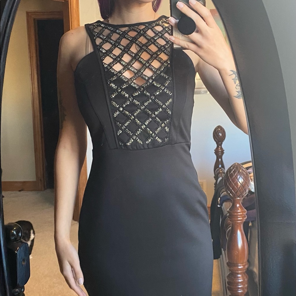 Black party dress